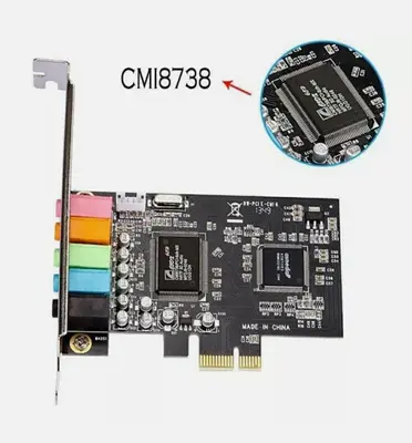 CMI8738 5.1-Channel 3D PCI-Express Digital Audio Sound Card photo 3