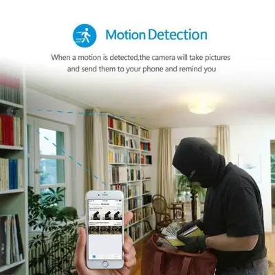 Smallest HD 1080P Mini Spy Camera, Wi-Fi with Infrared Night Vision photo 5
