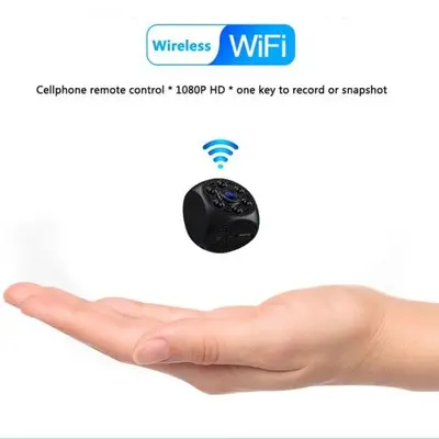 Smallest HD 1080P Mini Spy Camera, Wi-Fi with Infrared Night Vision