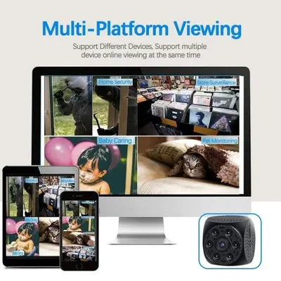 Smallest HD 1080P Mini Spy Camera, Wi-Fi with Infrared Night Vision photo 7