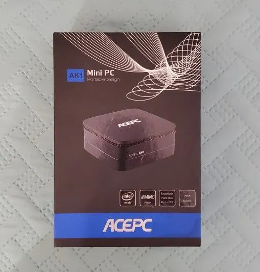ACEPC AK1 Mini PC, Celeron, 4GB/64GB eMMC, Windows 10, 4K