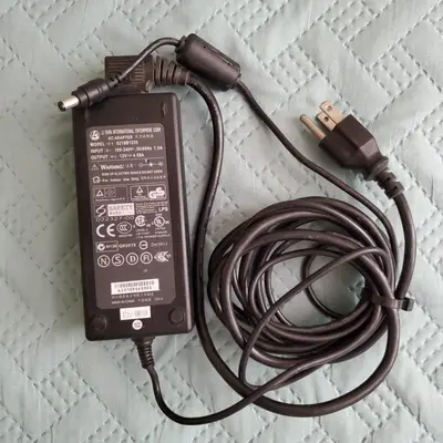 12V 4.58A (55W) Power Adapter, 5.5mm Connector