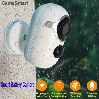2MP Tuya WiFi Battery IP Camera with PIR Motion Detection photo 4