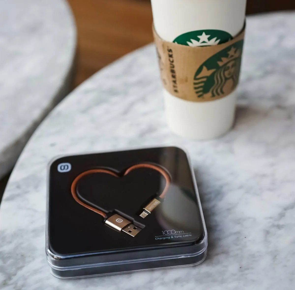 Solove 3.3 ft Micro USB Cable, Handsewn PU Leather