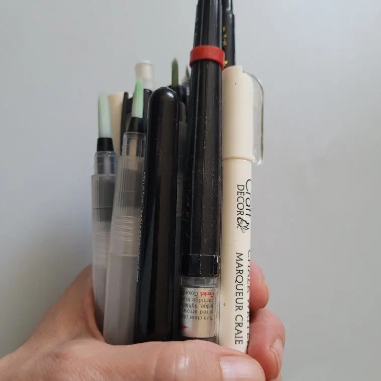 Calligraphy and Lettering Brush Pen and Marker Set