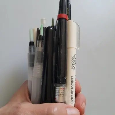 Calligraphy and Lettering Brush Pen and Marker Set