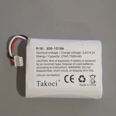Replacement Battery for ADT Command Smart Security Panel, 3.6V 7500mAh