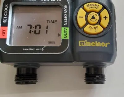 Melnor 65035-AMZ AquaTimer 2-Zone Digital Water Timer (Missing Battery Holder) photo 2
