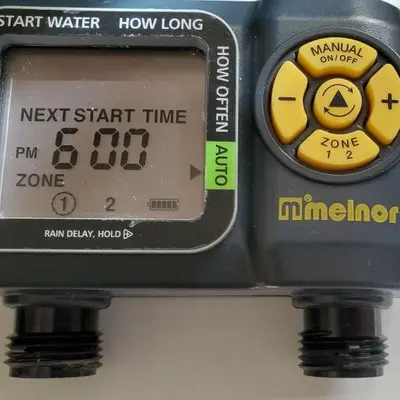 Melnor 65035-AMZ AquaTimer 2-Zone Digital Water Timer (Missing Battery Holder) photo 1
