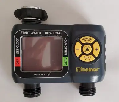 Melnor 65035-AMZ AquaTimer 2-Zone Digital Water Timer (Missing Battery Holder) photo 3