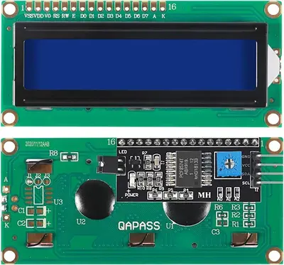 I2C LCD1602 16x2 Serial Interface Adapter Module, Blue Backlight photo 5