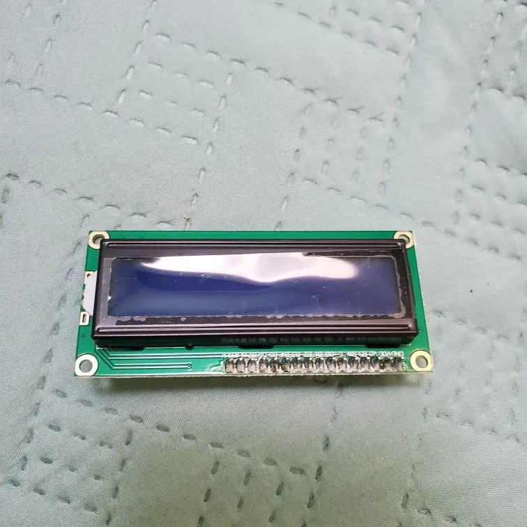 I2C LCD1602 16x2 Serial Interface Adapter Module, Blue Backlight