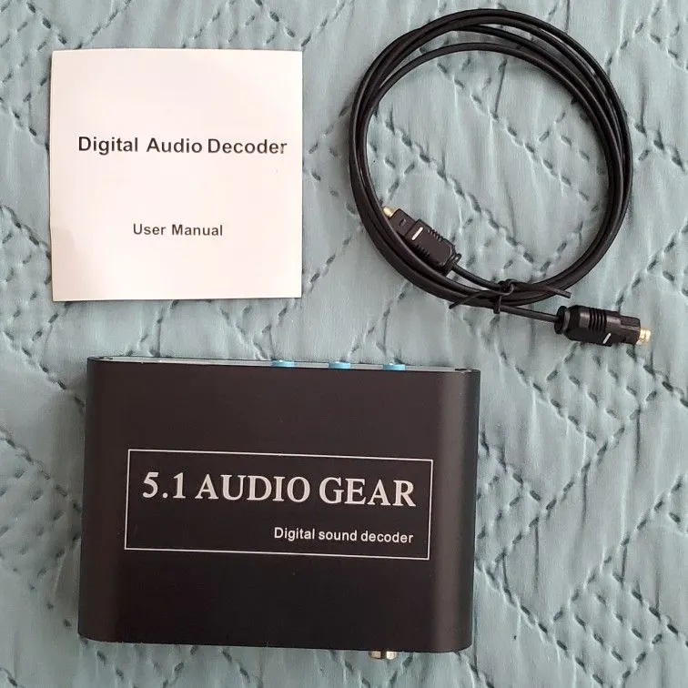 AC3/DTS HD Audio Sound Decoder, Digital to 5.1 Analog