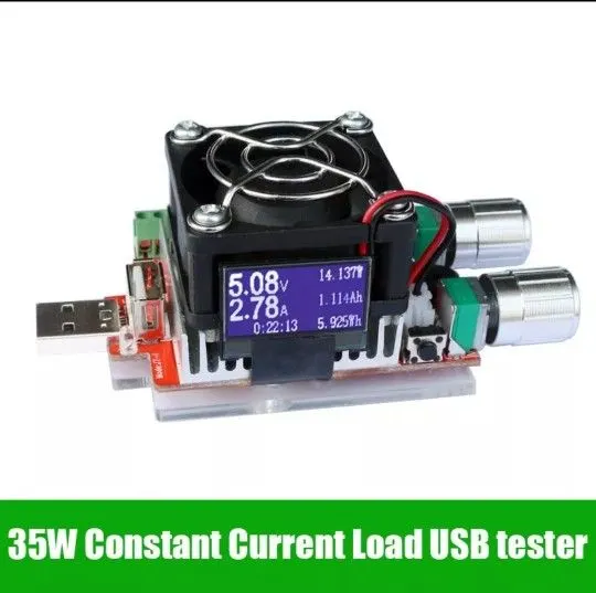 35W USB Tester and Adjustable Electronic Load