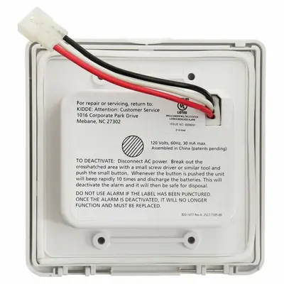 Kidde KN-COPF-I Silhouette Hardwired Carbon Monoxide Alarm photo 4