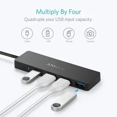 Anker Ultra Slim 4-Port USB 3.0 Hub photo 2