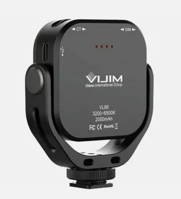 VIJIM VL66 360-Degree Rotating Rechargeable LED Video Fill Light photo 4