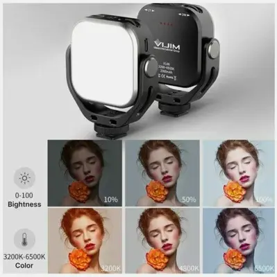 VIJIM VL66 360-Degree Rotating Rechargeable LED Video Fill Light photo 7