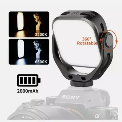 VIJIM VL66 360-Degree Rotating Rechargeable LED Video Fill Light photo 6