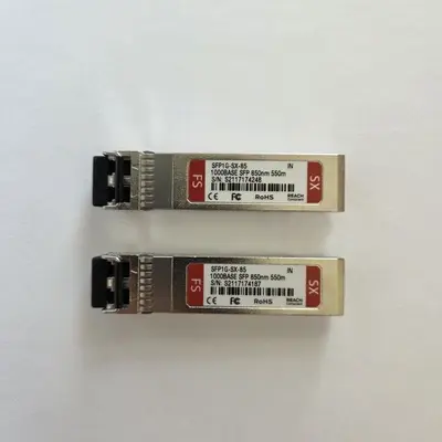 1000BASE-SX SFP 850nm Optical Transceiver Modules, Pair