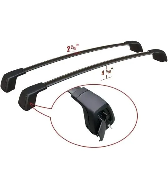 HEKA Roof Rack Crossbars for BMW, Lexus, Hyundai Santa Fe, Tucson