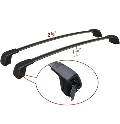 HEKA Roof Rack Crossbars for BMW, Lexus, Hyundai Santa Fe, Tucson