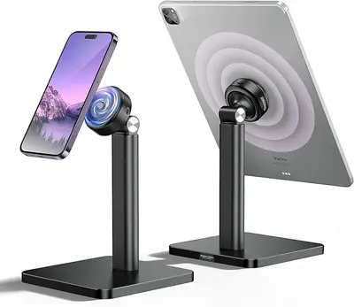 Automatic Suction Adjustable Phone Stand for Desk photo 2
