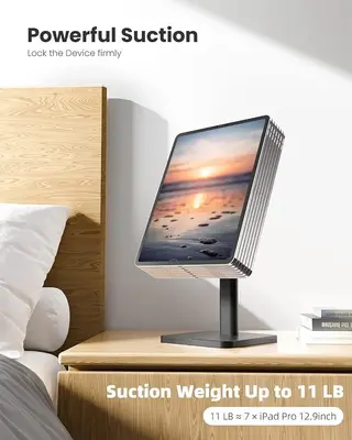 Automatic Suction Adjustable Phone Stand for Desk photo 7