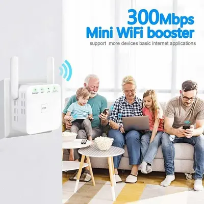 WiFi Extender Signal Booster with Ethernet Port, Indoor/Outdoor photo 5