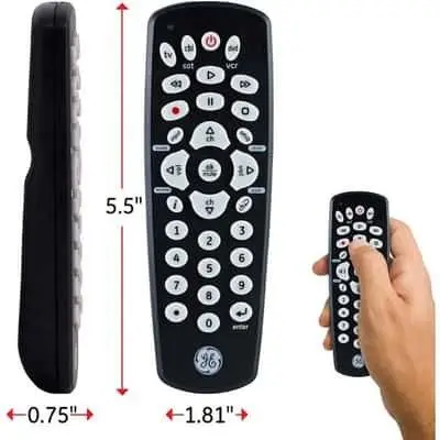 GE Programmable Universal Remote Control 34708 photo 6