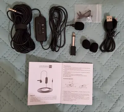 Lavalier Lapel Microphone with Noise Reduction for iPhone, PC and Cameras photo 3