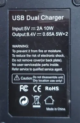 W126 USB LCD Dual Charger for Fujifilm HS30EXR / X-Pro Cameras photo 2