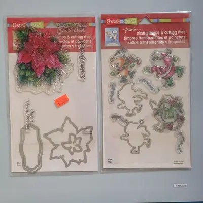 Clear Stamps and Matching Cutting Dies Set