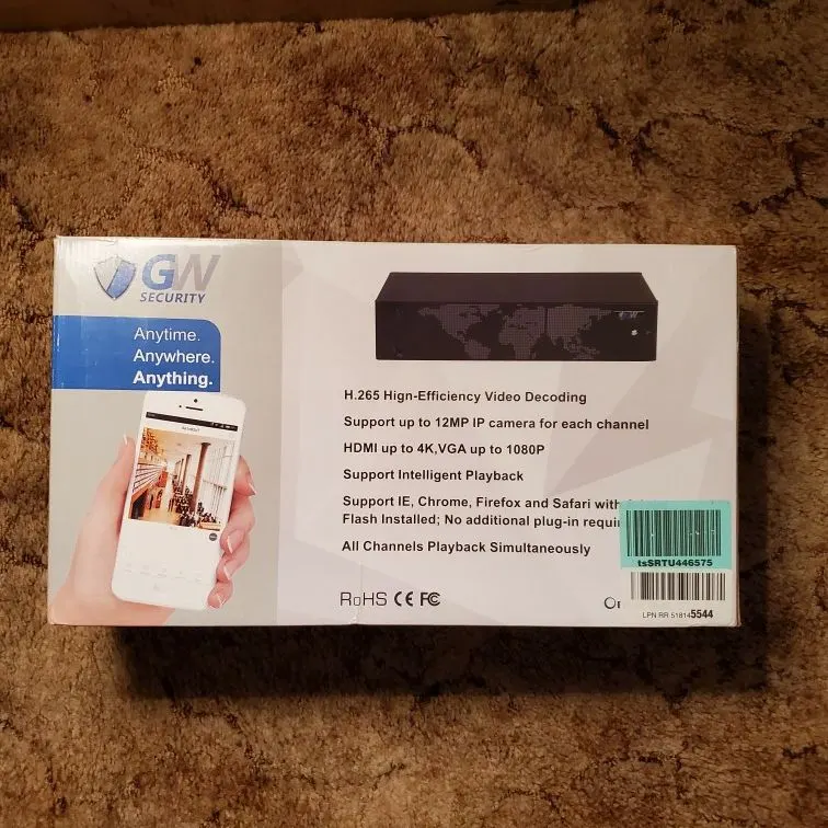 GW GW3432E 32-Channel H.265/H.264 4K Surveillance NVR