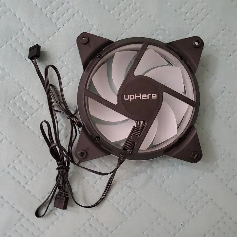upHere RGB 120mm Case Fan, Wireless LED, Quiet