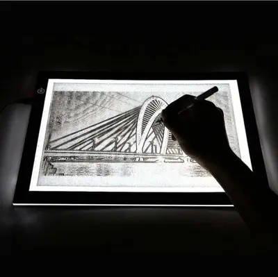 ME456 A4 LED Light Box, 9x12 in, 5mm Ultra-Thin, USB photo 6