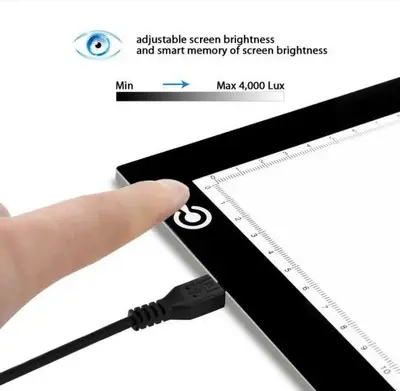 ME456 A4 LED Light Box, 9x12 in, 5mm Ultra-Thin, USB photo 4