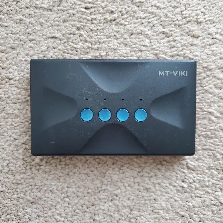 MT-VIKI 2-Port HDMI KVM Switch, 4K@30Hz, 3 USB 2.0 Ports
