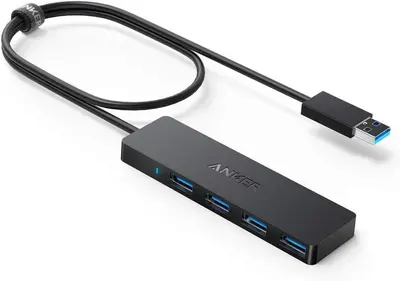 Anker Ultra-Slim 4-Port USB 3.0 Hub with 2 ft Cable photo 2