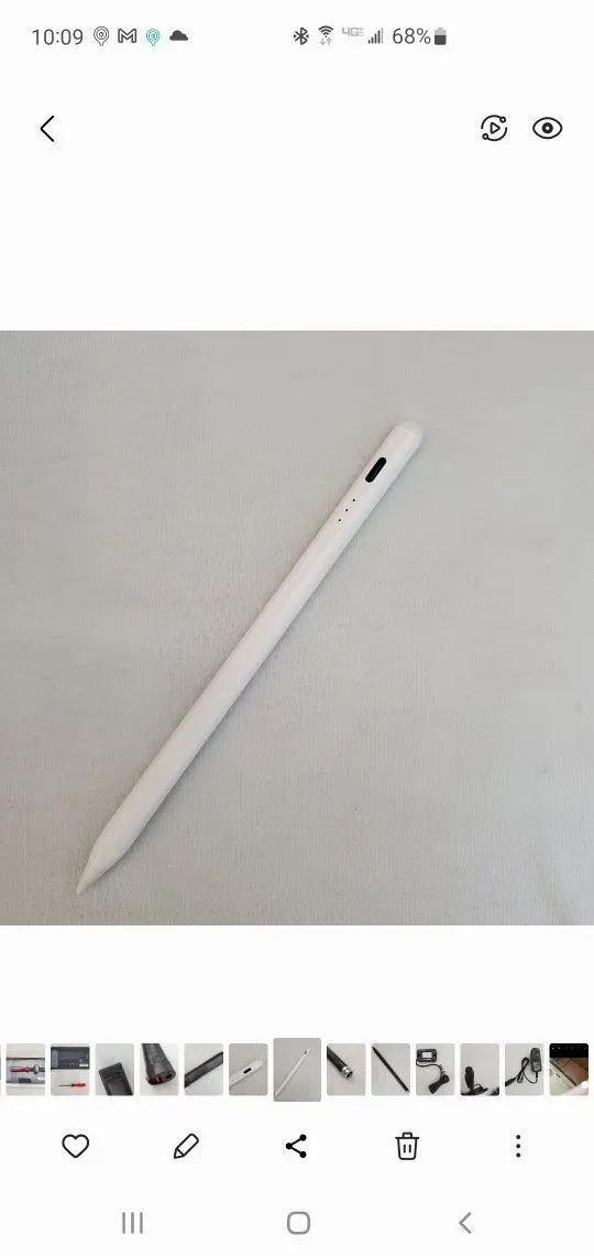 Universal White Active Capacitive Stylus Pen