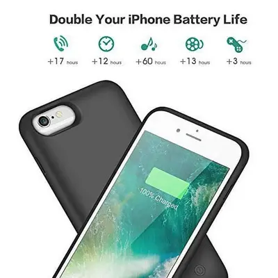 6000mAh Battery Case for iPhone 6/6s photo 2