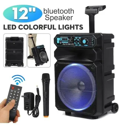Remote for 12" Professional Bluetooth Speaker IQ-8212DJBT photo 3