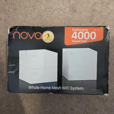 Tenda Nova MW6 AC1200 Whole-Home Mesh WiFi System, Up to 4000 sq ft