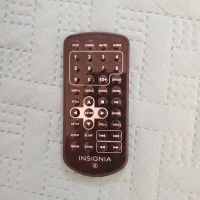 Insignia Remote for Portable DVD/CD Player