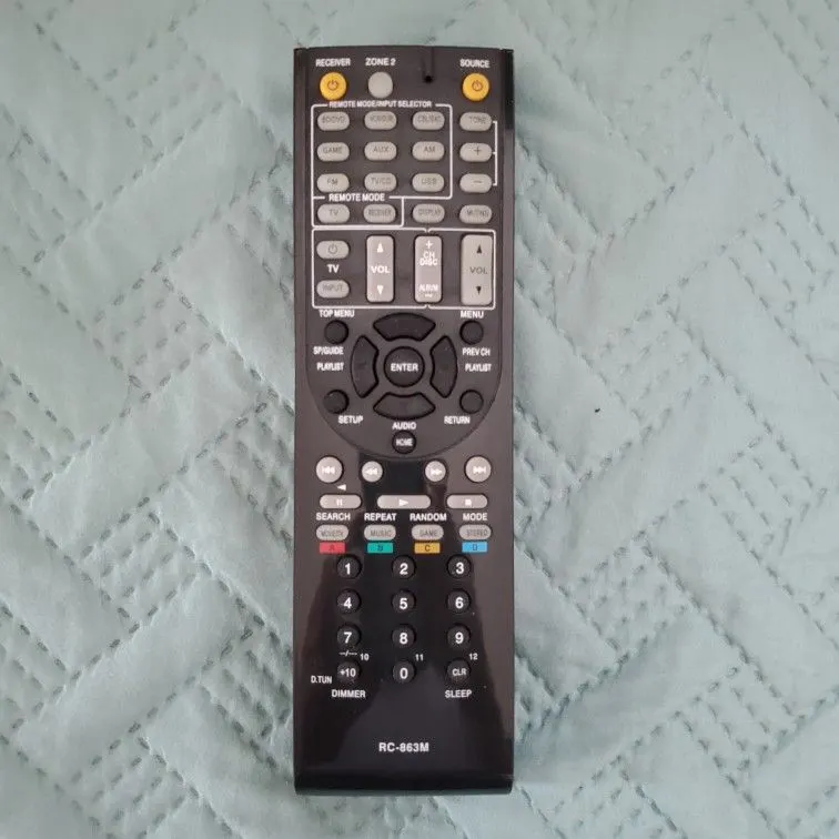RC-863M Replacement Remote for Onkyo HT-S5600, HT-R2295, HT-R592