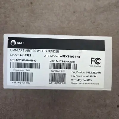 AT&T Airties Air 4921 Smart Wi-Fi Extender, AC1600 Dual Band photo 4