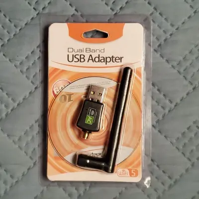 600Mbps Dual-Band USB WiFi Adapter Dongle