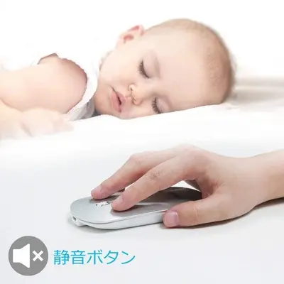 FENIFOX Rechargeable Slim Bluetooth Mouse, Quiet and Portable photo 5