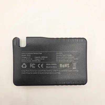 5V 5000mAh Li-Polymer Rechargeable Batteries for Heated Socks photo 2