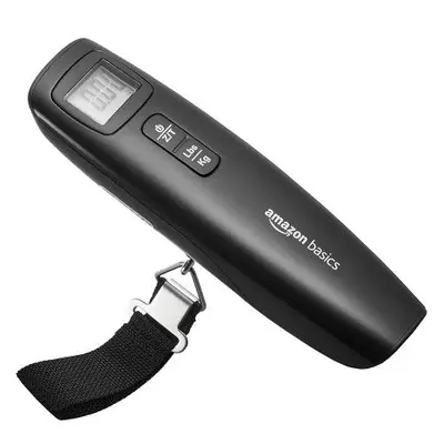 Amazon Basics Digital Hanging Luggage Scale, Battery Included